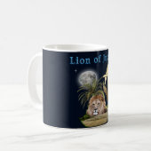 Löwe von Judah Kaffeetasse (Vorderseite Links)