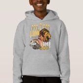 Löwe von Judah Lamm von Gottes Junge Hoodie (Vorderseite)