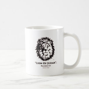 "Löwe von Judah" Logo der Kaffee-Tasse w/Black Kaffeetasse