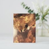 Löwe von Judah - Löwe - Rastafari - Postkarte (Stehend Vorderseite)