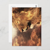 Löwe von Judah - Löwe - Rastafari - Postkarte (Vorne/Hinten)