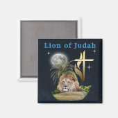Löwe von Judah Magnet (Vorderseite/Rückseite)