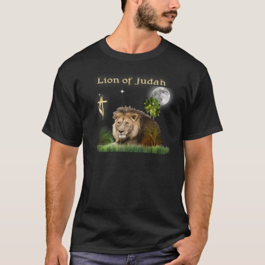 Löwe von Judah Merchandise T-Shirt (Vorderseite)