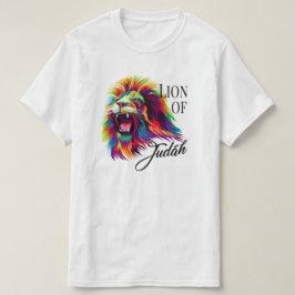 Löwe von Judah Multicolor Christlich Biblical T-Shirt