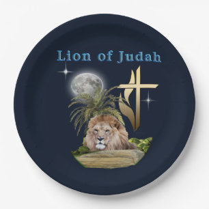 Löwe von Judah Pappteller