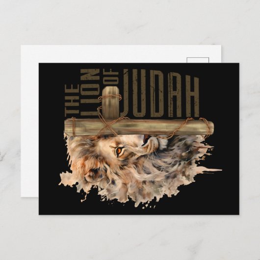 Löwe von Judah Postcard Postkarte (Vorne/Hinten)