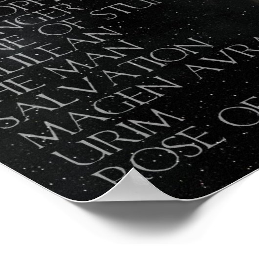 Löwe von Judah Poster (Ecke)