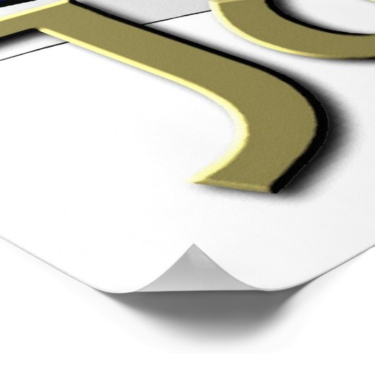 Löwe von Judah Poster (Ecke)