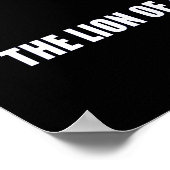 Löwe von Judah Poster (Ecke)