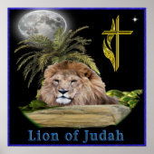 Löwe von Judah Posters Poster (Vorne)