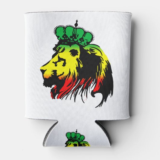 Löwe von Judah Rasta Dosenkühler (Vorderseite)