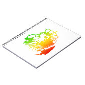 Löwe von Judah - Rasta Notizblock (Linke Seite)