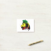 Löwe von Judah Rasta Post-it Klebezettel (Auf Schreibtisch)
