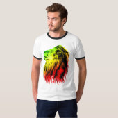 Löwe von Judah - Rasta T-Shirt (Vorne ganz)