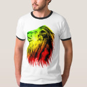 Löwe von Judah - Rasta T-Shirt (Vorderseite)