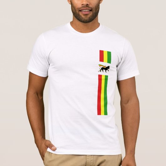 Löwe von Judah - Rasta T-Shirt (Vorderseite)