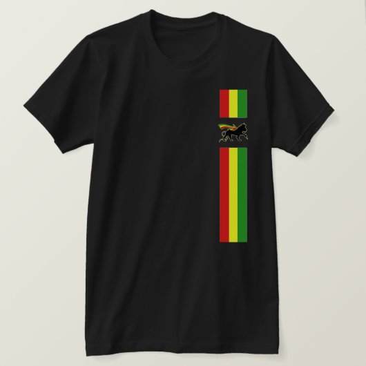 Löwe von Judah - Rasta T-Shirt (Design vorne)
