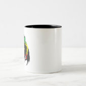 Löwe von Judah Rasta Zweifarbige Tasse (Mittel)