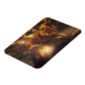 Löwe von Judah - Rastafara - Reggae Rasta Magnet (Linke Seite)