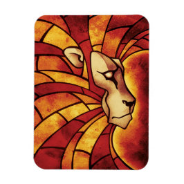 Löwe von Judah - Rastafara - Reggae Rasta Magnet