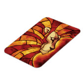 Löwe von Judah - Rastafara - Reggae Rasta Magnet (Linke Seite)