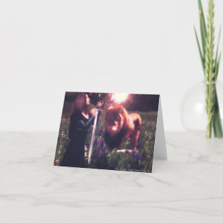 Löwe von Judah steht mit mir Anmerkungs-Karte Karte