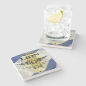 Löwe von Judah Steinuntersetzer (Seitenansicht)