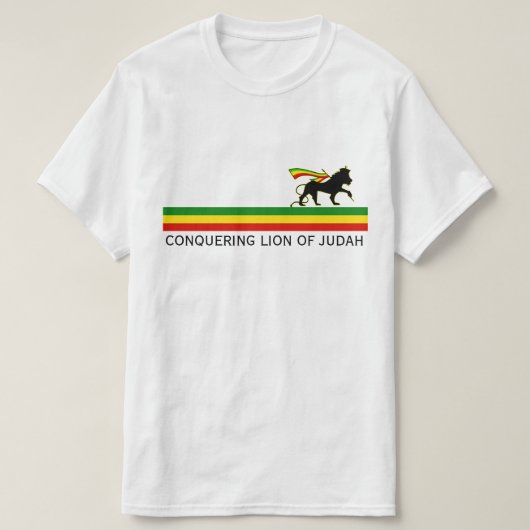 Löwe von Judah T-Shirt (Design vorne)