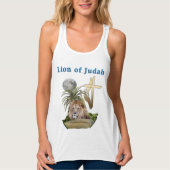Löwe von Judah Tank Top (Vorderseite)