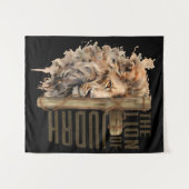 Löwe von Judah Tapestry Wandteppich (Vorderseite (Horizontal))