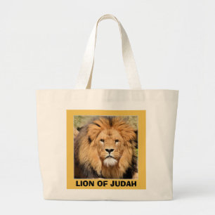 LÖWE VON JUDAH, Taschen-Taschen Jumbo Stoffbeutel