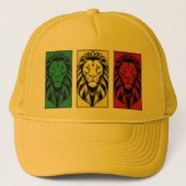 Löwe von Judah Trucker Hat Truckerkappe (Vorderseite)