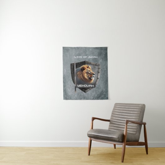 Löwe von Judah Yehovah Wandteppich (Beispiel)