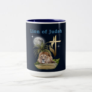 Löwe von Judah Zweifarbige Tasse