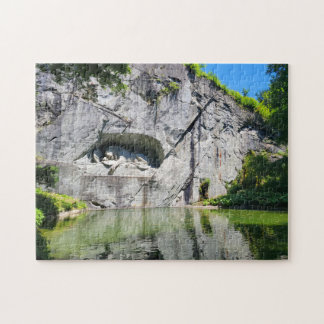 Löwe von Luzern Denkmal in der Schweiz Puzzle