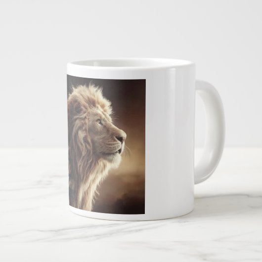 Löwe von Zion hoodie Jumbo-Tasse (Vorderseite Rechts)