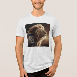 Löwe von Zion hoodie Tri-Blend Shirt