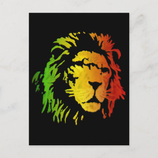 Löwe von Zion Judah Reggae Lion Postkarte