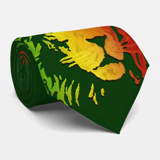 Löwe von Zion Krawatte (Gerollt)