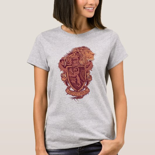 Löwe-Wappen Harry Potter | Gryffindor T-Shirt (Vorderseite)