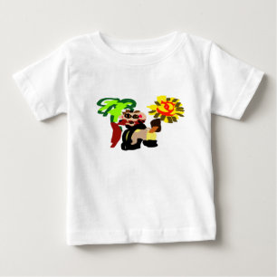 Löwe warm Blüte Baby T-shirt
