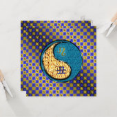 Löwe & Wasser Ochse Karte (Vorderseite/Rückseite Beispiel)