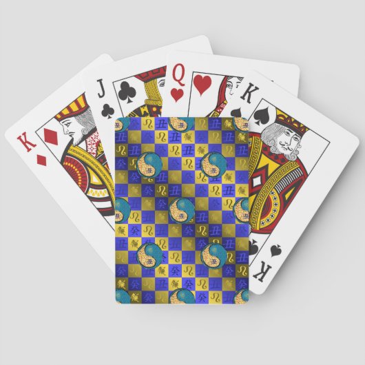 Löwe & Wasserbüffel Spielkarten (Rückseite)