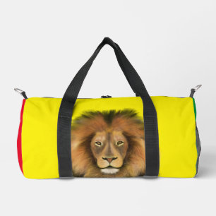 Löwe Wasserfarbe Leo König Safari Tier Dschungel K Duffle Bag