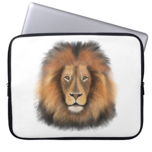 Löwe Wasserfarbe Leo König Safari Tier Dschungel K Laptopschutzhülle