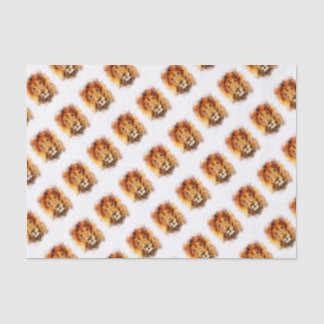 Löwe Wasserfarbe Seidenpapier