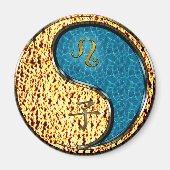 Löwe & Wasserratte Magnet (Vorne)