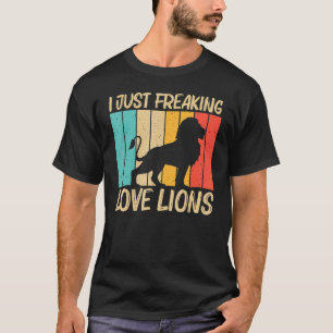 Löwe Weibchen Löwe Jungle Safari Tier 1 T-Shirt