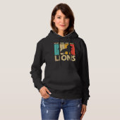 Löwe Weibchen Löwe Jungle Safari Tier Hoodie (Vorne ganz)
