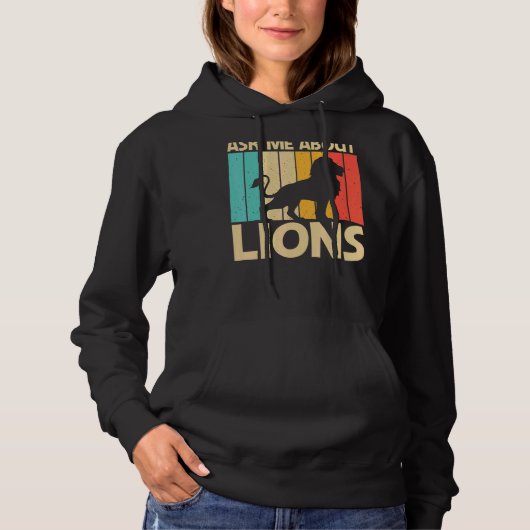 Löwe Weibchen Löwe Jungle Safari Tier Hoodie (Vorderseite)